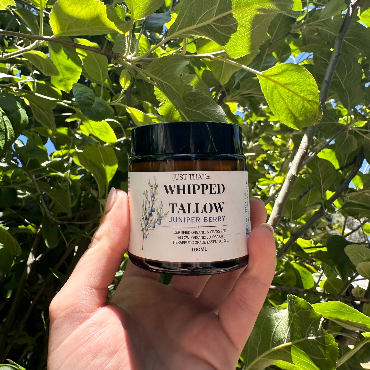 Organic Whipped Tallow Balm – Juniper Berry Purifying Blend (90g)