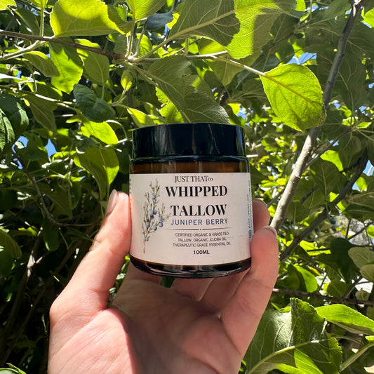Organic Whipped Tallow Balm – Juniper Berry Purifying Blend (90g)