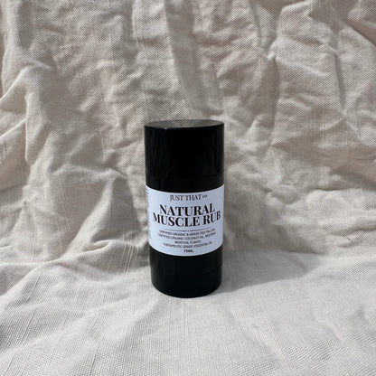 Natural Muscle Tallow Rub – Grass-Fed Organic Pain Relief Balm, 75ml