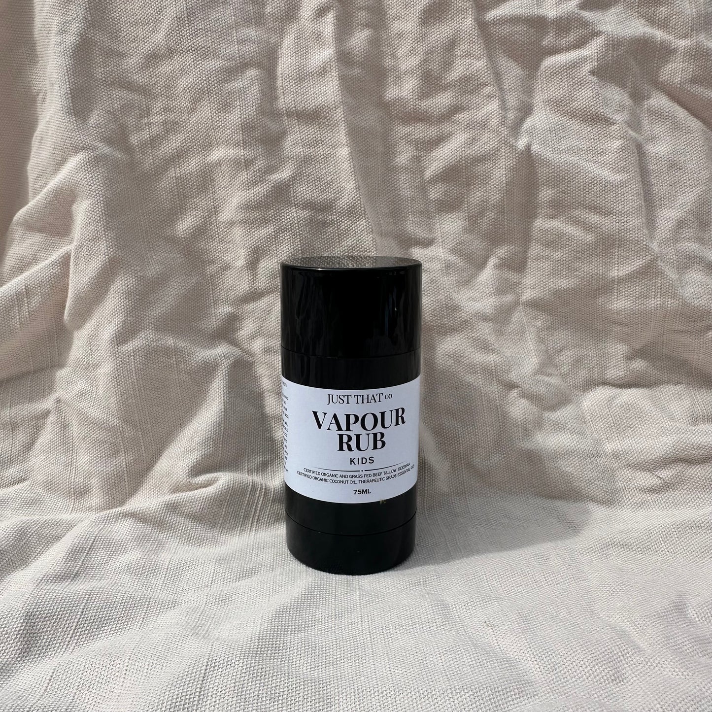 Natural Vapour Rub for Kids – Gentle Organic Tallow Chest Balm