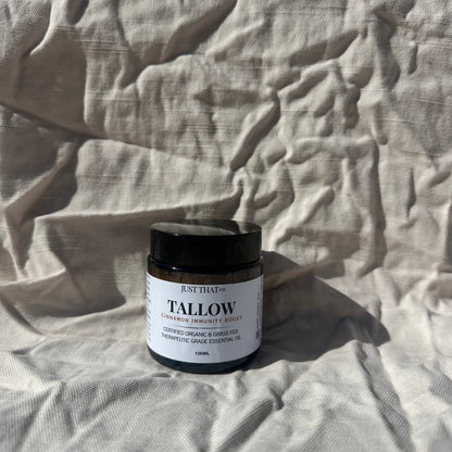 Organic Cinnamon Tallow Balm 100 mL – Grass-Fed Skincare