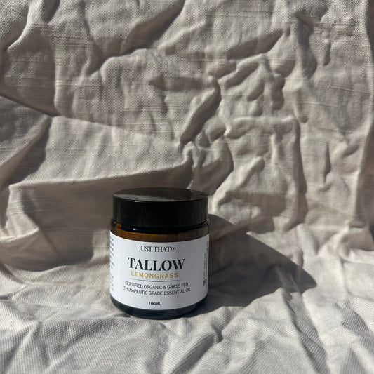 Organic Grassfed Tallow Balm – Lemongrass | 100% Natural Skincare (100 mL)