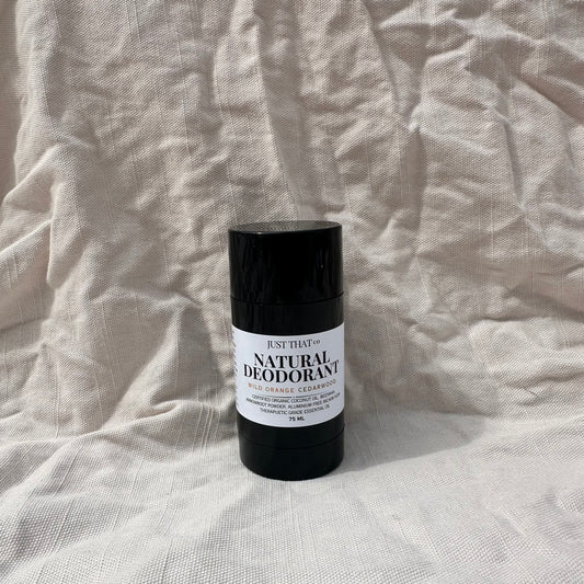 Natural Deodorant – Wild Orange & Cedarwood | Aluminium-Free & Organic – 75mL