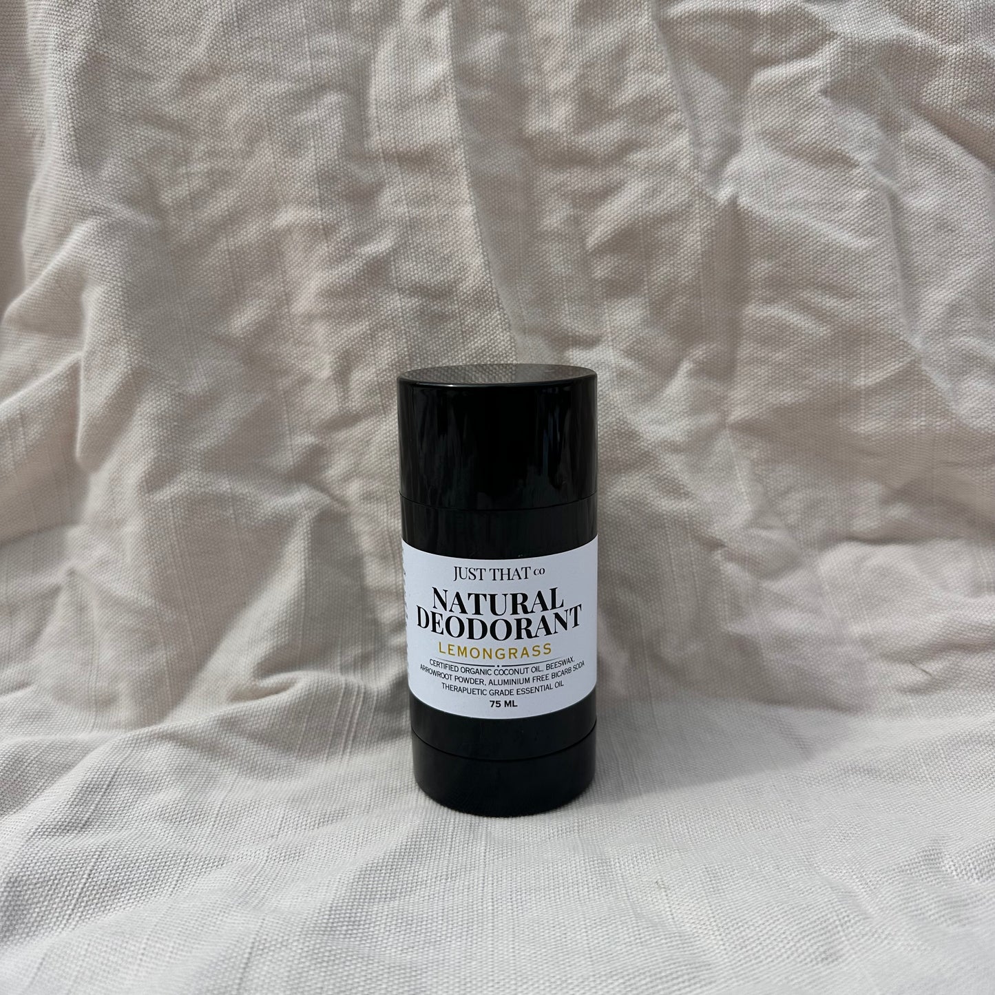 Natural Deodorant – Lemongrass | Aluminium-Free & Organic – 75mL