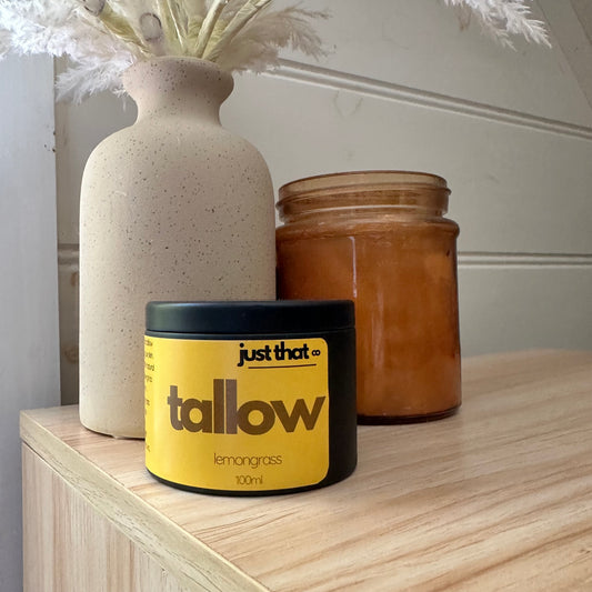 Organic & Grassfed Tallow - Lemongrass 100ml