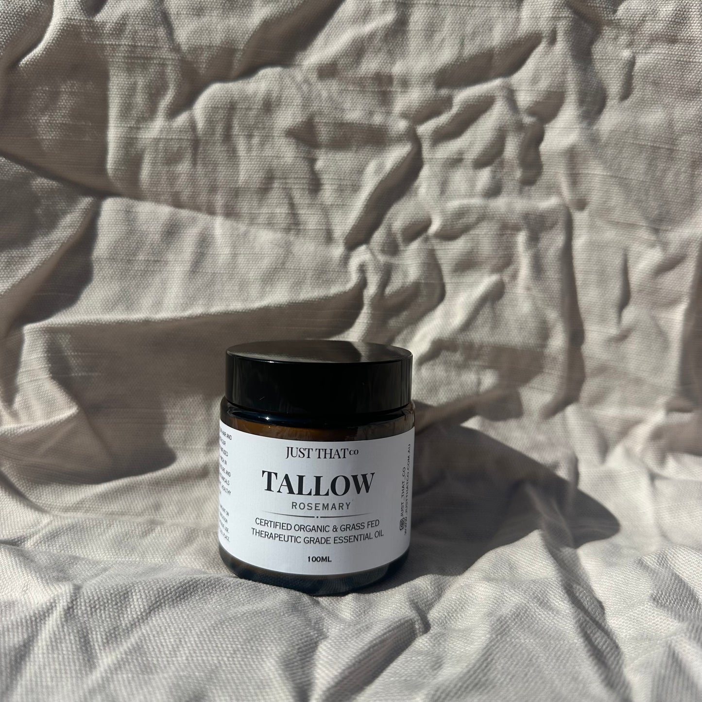 Organic Rosemary Tallow Balm 100 mL – Grass-Fed Skincare