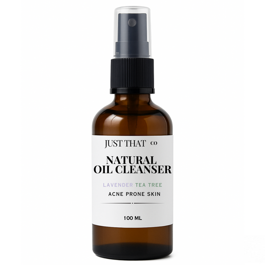 Natural Oil Cleanser - Acne Prone Skin - Lavender & Tea Tree 100ml
