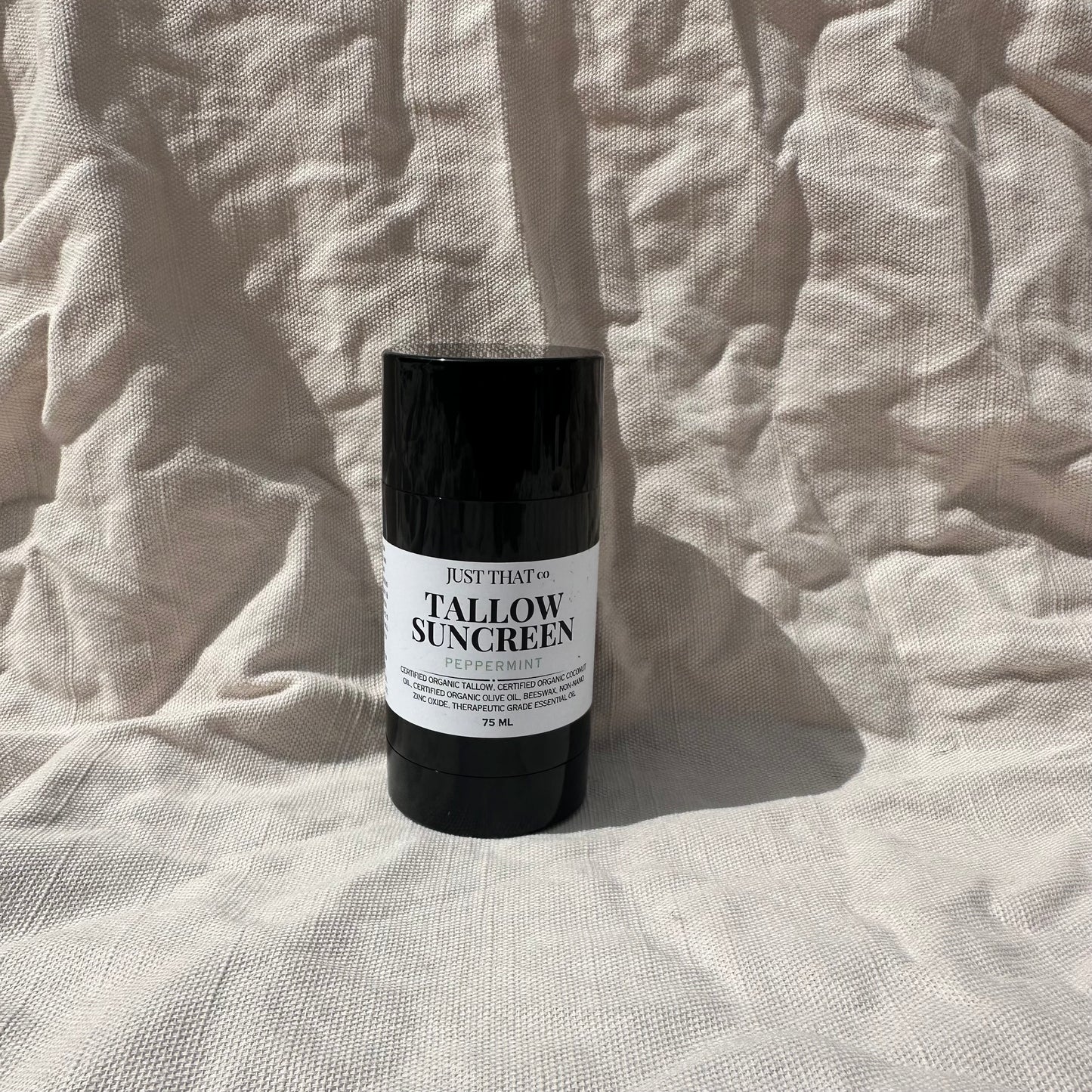 Organic Tallow Natural Sunscreen - Peppermint 75ml